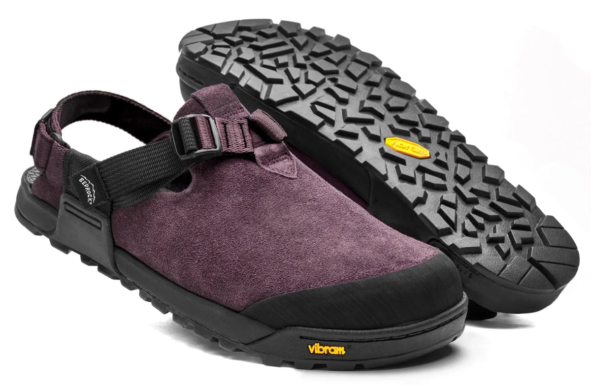 Mountain Clog - Leather Suede (Deep Plum) Main image