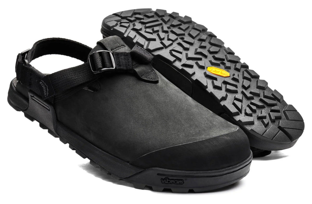 Mountain Clog - Nubuck Leather (Obsidian Dark Gray) Main image